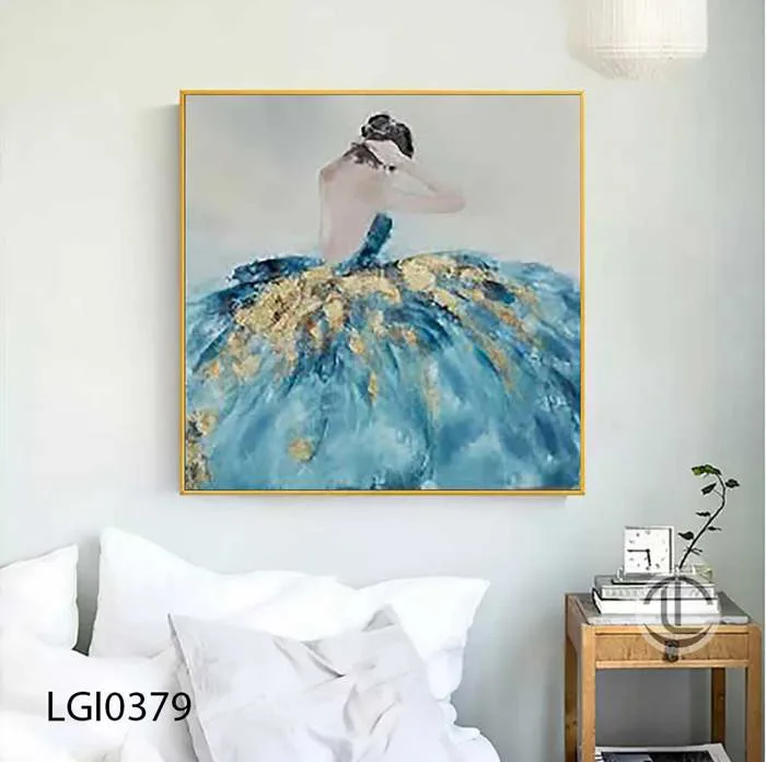 Xưởng Tranh Sơn Dầu Cô Gái, thiếu nữ đẹp mắt, giá tốt