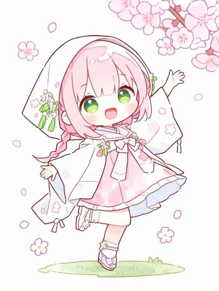 300 mẫu tranh vẽ hình chibi cute nam, nữ cực dễ thương | Mỹ Thuật Bụi