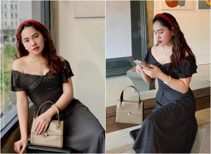 Đam mê diện đồ vintage cổ điển mà không nhàm, người đẹp Đà Nẵng có 2 con  vẫn đẹp chuẩn nàng thơ