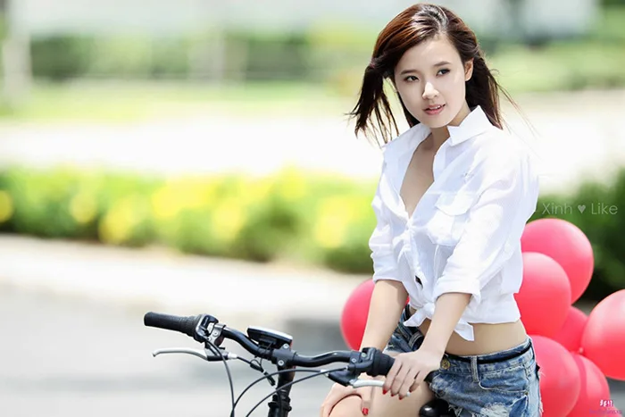 Người mẫu xe đạp