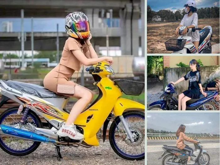 Top 101 ảnh gái ngồi xe wave đẹp nhất