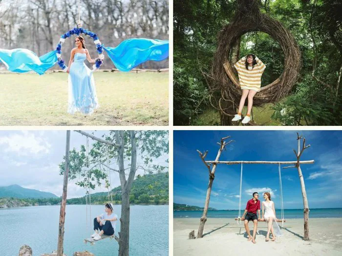 101 cách tạo dáng chụp ảnh với xích đu đẹp nhất