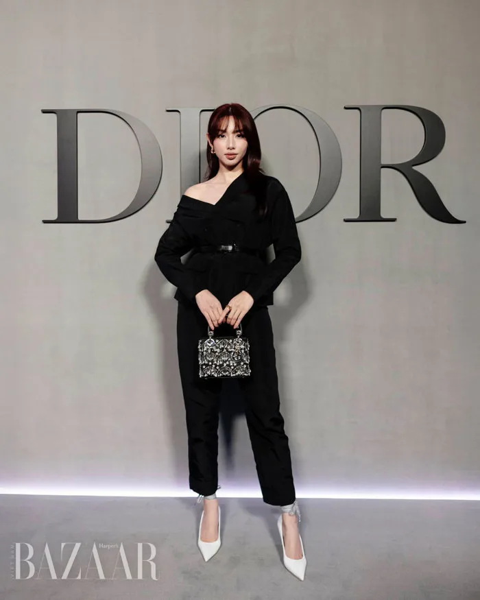 Hoa hậu Thùy Tiên quảng bá hình ảnh Việt Nam ở show Dior