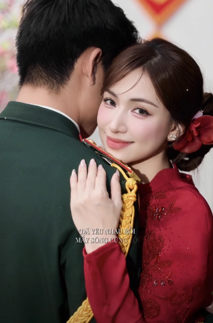 Hòa Minzy công khai chồng sắp cưới là quân nhân