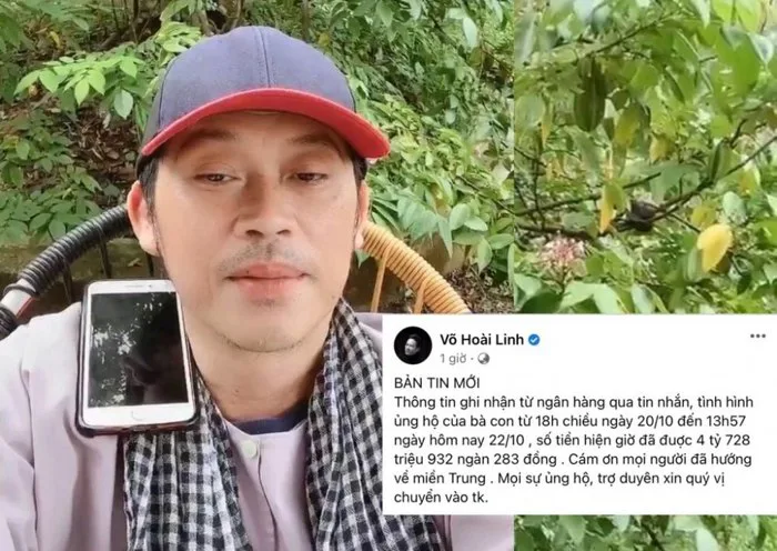 14 tỷ đồng từ thiện vẫn nằm trong tài khoản của Hoài Linh sau 6 tháng quyên  góp