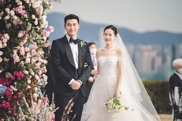 Hình ảnh chính thức từ đám cưới của Hyun Bin và Son Ye Jin được tiết lộ