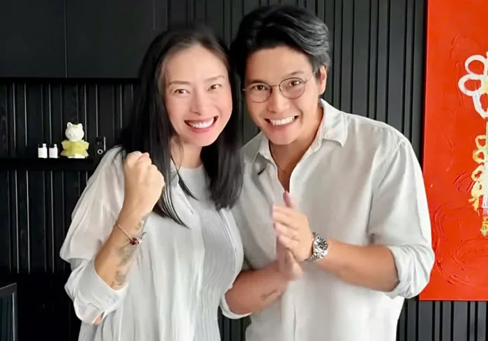 Actress Ngo Thanh Van and her husband, 11 years her junior, were overjoyed  to receive the happy news.