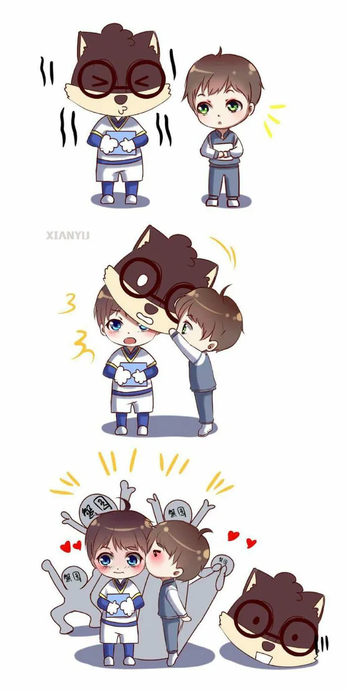 Ảnh hoạt hình chibi | Người nổi tiếng, Dễ thương, Kaiyuan