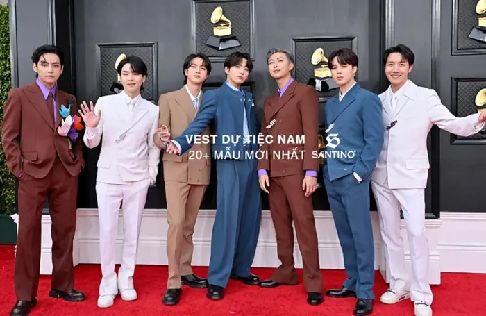 Hình ảnh 20+ mẫu áo vest dự tiệc nam, làm MC, đi thảm đỏ, tiệc gala |  Santino