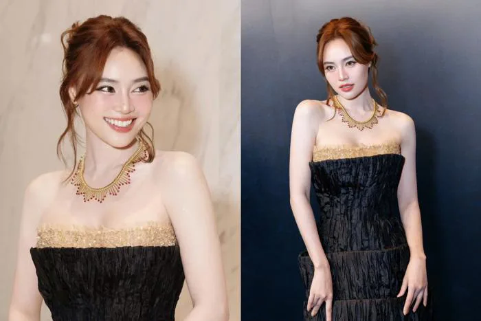Ninh Dương Lan Ngọc mặc gợi cảm, đeo trang sức 6 tỉ đi sự kiện