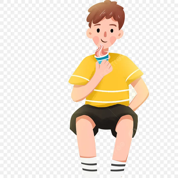 Hình ảnh Cậu Bé đang ăn Kem PNG , Cậu Bé đang ăn Kem PNG , Con Trai, Áo Sơ  Mi Ngắn Tay Màu Vàng PNG miễn phí tải tập tin PSDComment