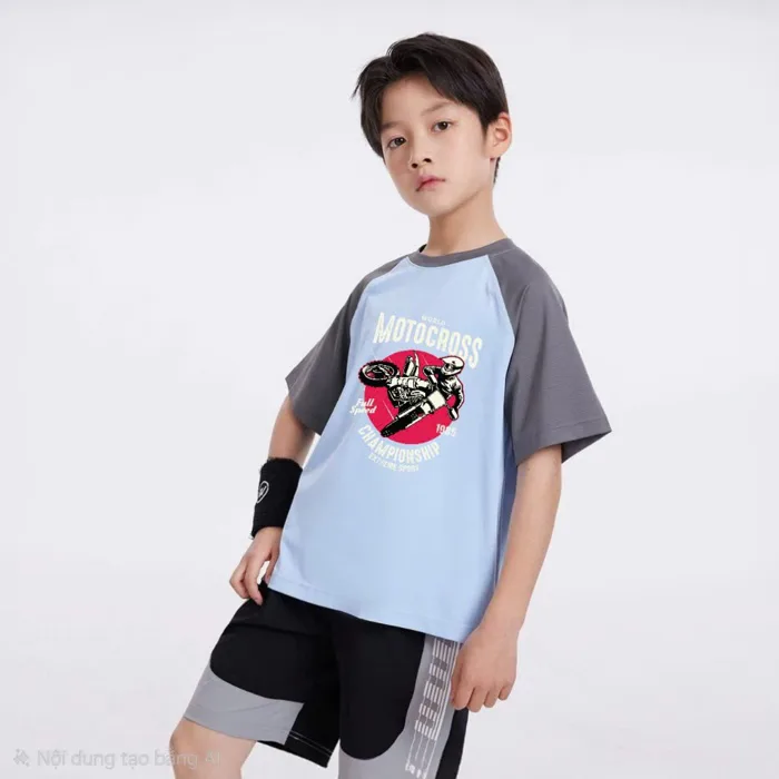 Áo Phông Bé Trai, Áo Thun Bé Trai 10-40kg Hình In cute, chất cotton 4 chiều  đẹp (HÌNH Y ẢNH)