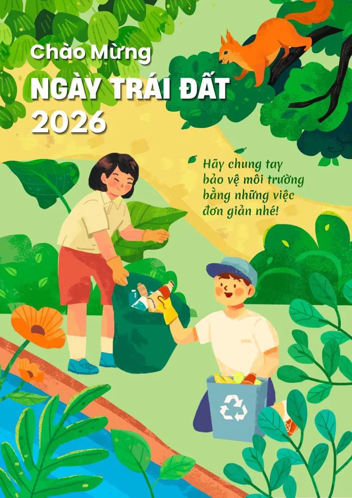 Mẫu poster, tranh vẽ bảo vệ môi trường đẹp, ý nghĩa | Canva
