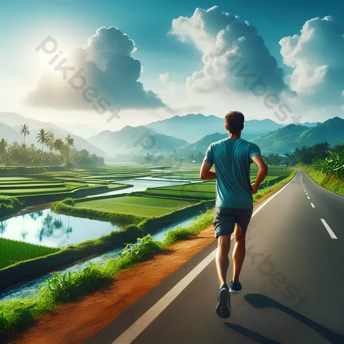 Tải miễn phí Một Người đàn ông đang Chạy Bộ Trên Bầu Trời Buổi Sáng Tuyệt  đẹp Nhiếp Ảnh | JPG chuyên nghiệp - Pikbest