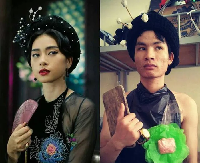 Cười nghiêng ngả chàng trai cosplay 