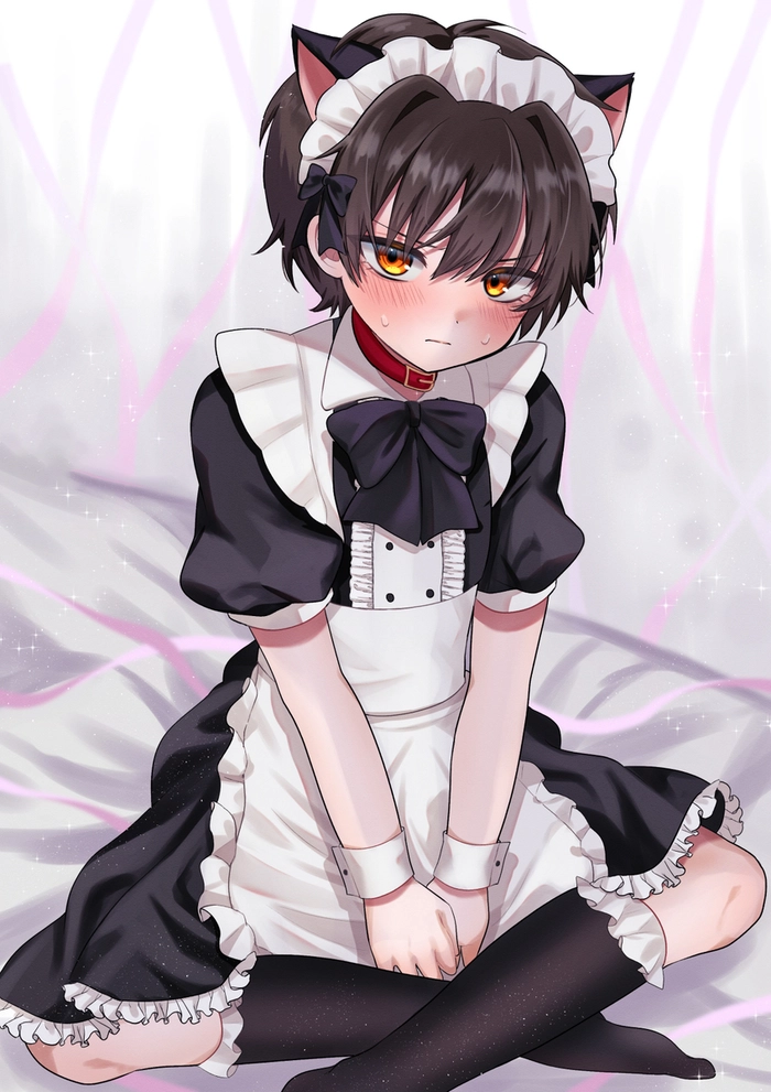 Bấn loạn với 243+ ảnh anime nam mặc đồ hầu gái sexy cực hot