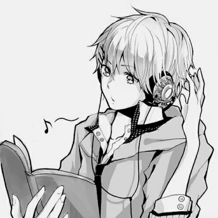 101 ảnh anime nam trắng đen đẹp, chất lượng cao, tải miễn phí