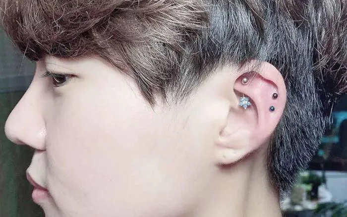 Con trai nên xỏ khuyên tai nam ở vị trí nào cá tính nhất? Thế Giới Xỏ Khuyên - Piercing World Con trai nên xỏ khuyên tai nam ở vị trí nào cá tính nhất? Thế Giới Xỏ Khuyên - Piercing World