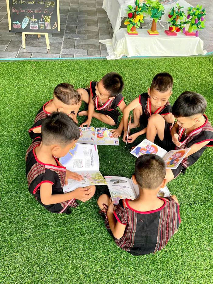 Ngày hội đọc sách tại Trường Mẫu giáo Tuổi Hồng