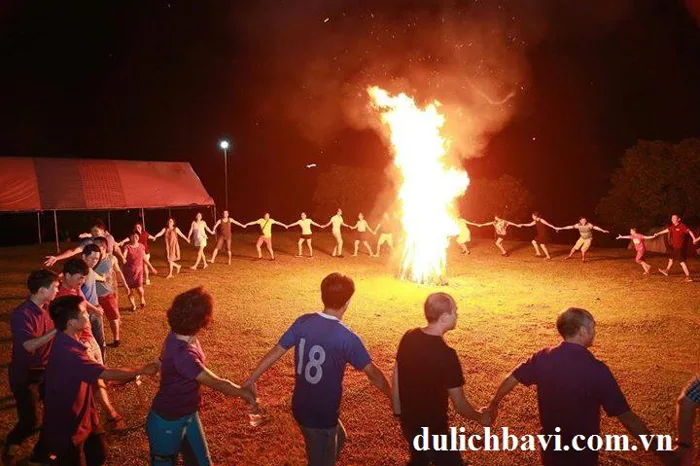 Những địa điểm được đốt lửa trại ở Ba Vì