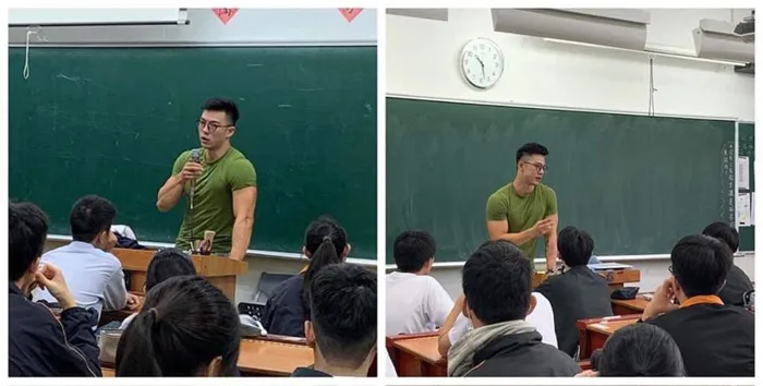 Họ sinh ôm tim hò hét vì thầy giáo đẹp trai như diễn viên điện ảnh, thân  hình hoàn mỹ như tượng