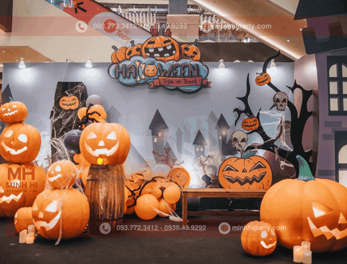 TRANG TRÍ HALLOWEEN 2025 Ý TƯỞNG ĐỘC ĐÁO