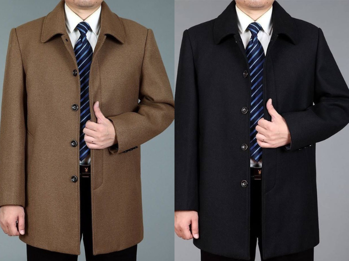 Top 10+ Mẫu Áo Khoác Dạ Nam Trung Niên Đẹp Và Thời Trang Nhất 5S Fashion -  5SFASHION