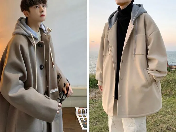 Top 4 Mẫu Áo Khoác Dạ Có Mũ Nam Đẹp Và Thời Trang Nhất Cho Phái Mạnh 5S  Fashion - 5SFASHION