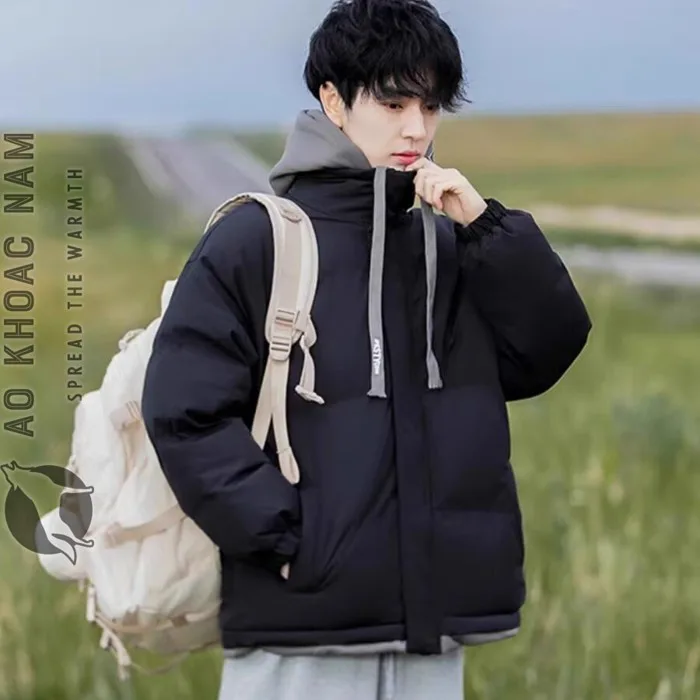 Cách phối đồ áo phao nam cổ đứng sành điệu chuẩn style