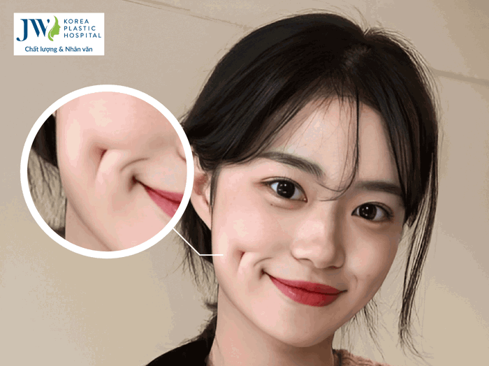 Tạo hình má lúm đồng tiền: Làm duyên hay mất duyên? - Bệnh viện JW Hàn Quốc