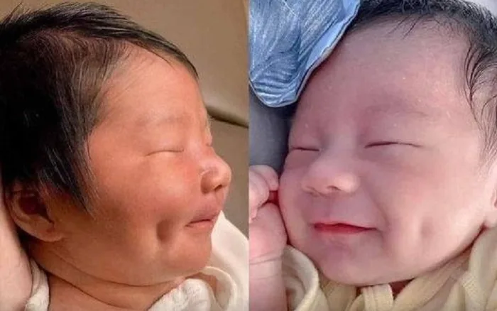 Em bé có má lúm đồng tiền rất đáng yêu, nhưng theo quan điểm dân gian,  không phải chỉ có như vậy