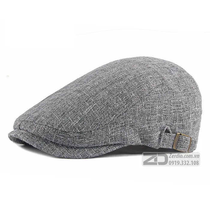 Mũ Nồi Beret Nam MN030 Cao Cấp, Thoáng Mát Cho Xuân Hè - Be