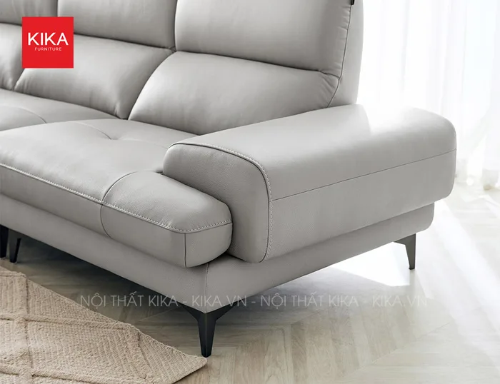 Ghế sofa văng phòng khách bọc da Hàn đẹp - SF303
