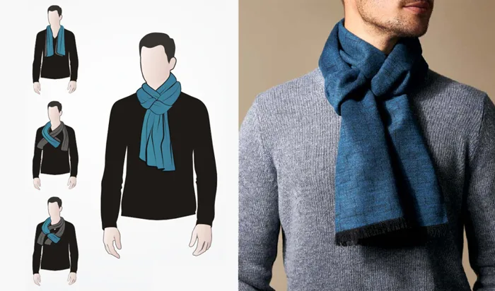 8 cách quàng khăn đẹp cho nam - Bá Minh Silk - Khăn Lụa Cao Cấp