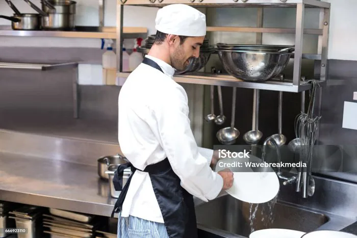 Nhân Viên Đẹp Trai Làm Bát Đĩa Hình ảnh Sẵn có - Tải xuống Hình ảnh Ngay  bây giờ - Nhà hàng, Rửa bát đĩa, Bếp - iStock
