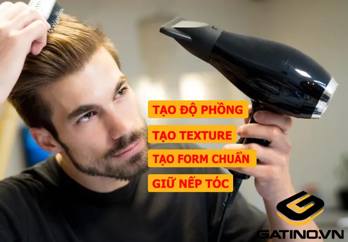 Tổng hợp những cách sấy tóc nam để tạo kiểu đẹp nhất | Gatino.vn