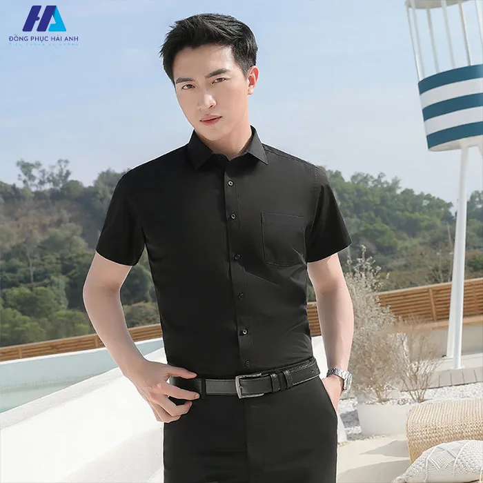 Top 10 + Mẫu Áo Sơ Mi Đen Nam Đẹp, Lịch Lãm Và Đẳng Cấp