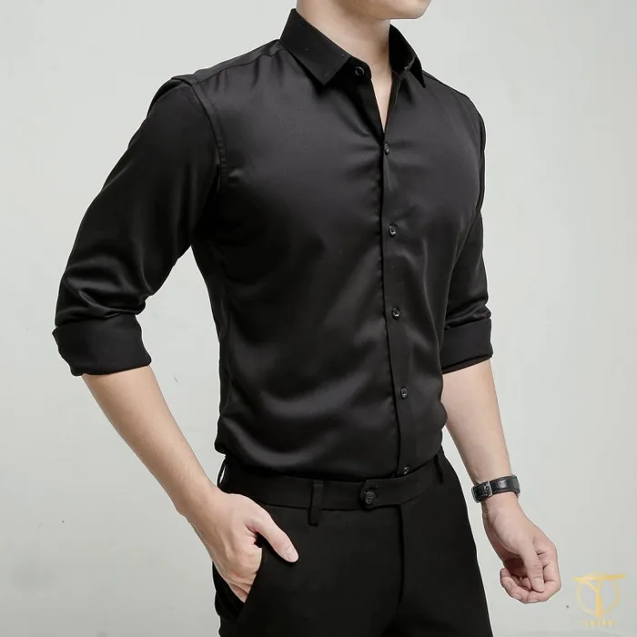 Cách phối đồ với áo sơ mi đen nam nữ thời trang đẹp nhất