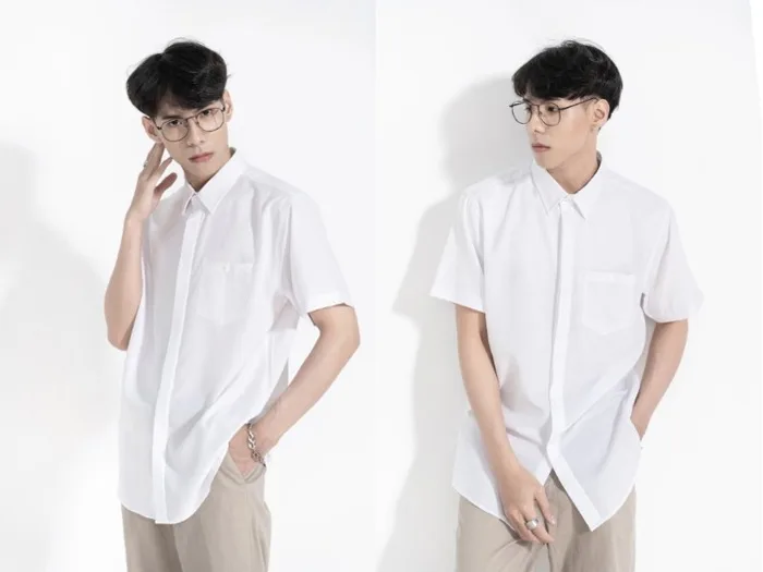 Top 13+ Mẫu Áo Sơ Mi Trắng Nam Form Rộng Đẹp, Cá Tính Mà Các Chàng Trai Nên  Có 5S Fashion - 5SFASHION