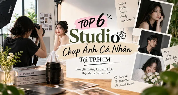 Top 6 Studio Chụp Ảnh Cá Nhân Đẹp Ở TP.HCM Giúp Bạn Lưu Giữ Dấu Ấn Riêng |  Chơi Gì Ở Sài Gòn? Địa Điểm Vui Chơi & Trải Nghiệm Tại TP.HCM|