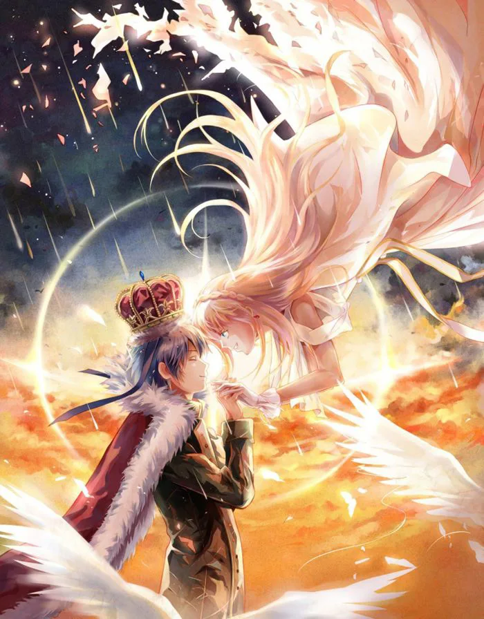 Ảnh Anime Thiên Thần Có Cánh Đẹp Huyền Ảo, Lung Linh Nhất