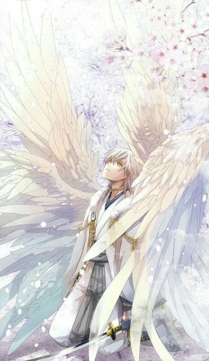 Ảnh Anime Thiên Thần Có Cánh Đẹp Huyền Ảo, Lung Linh Nhất