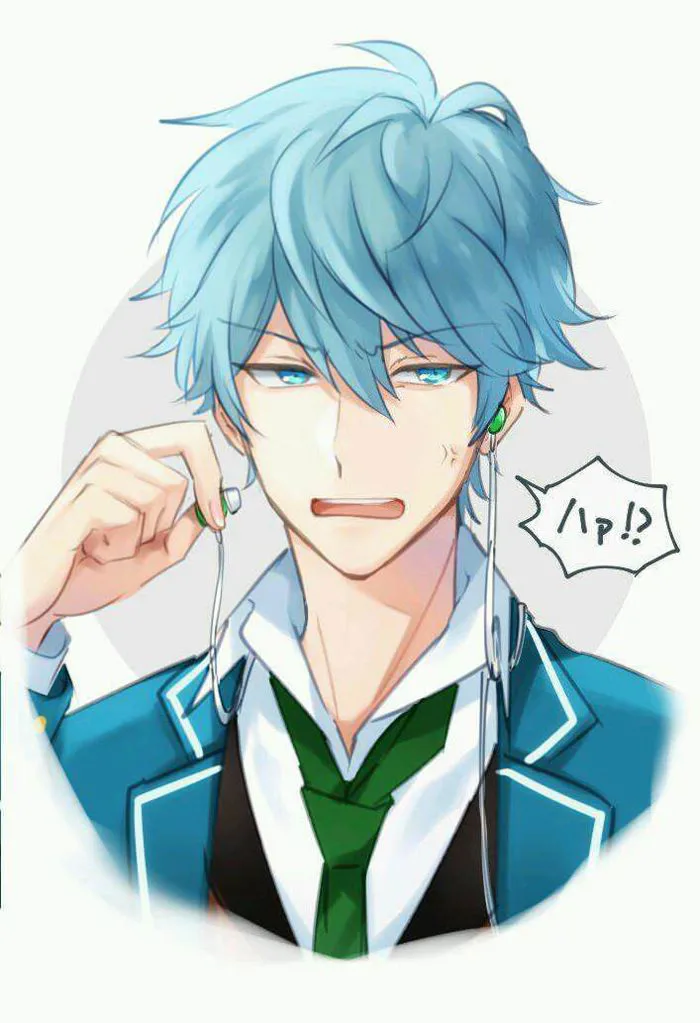 Ảnh Anime Đẹp 』 - #9 Anime : boy tóc xanh