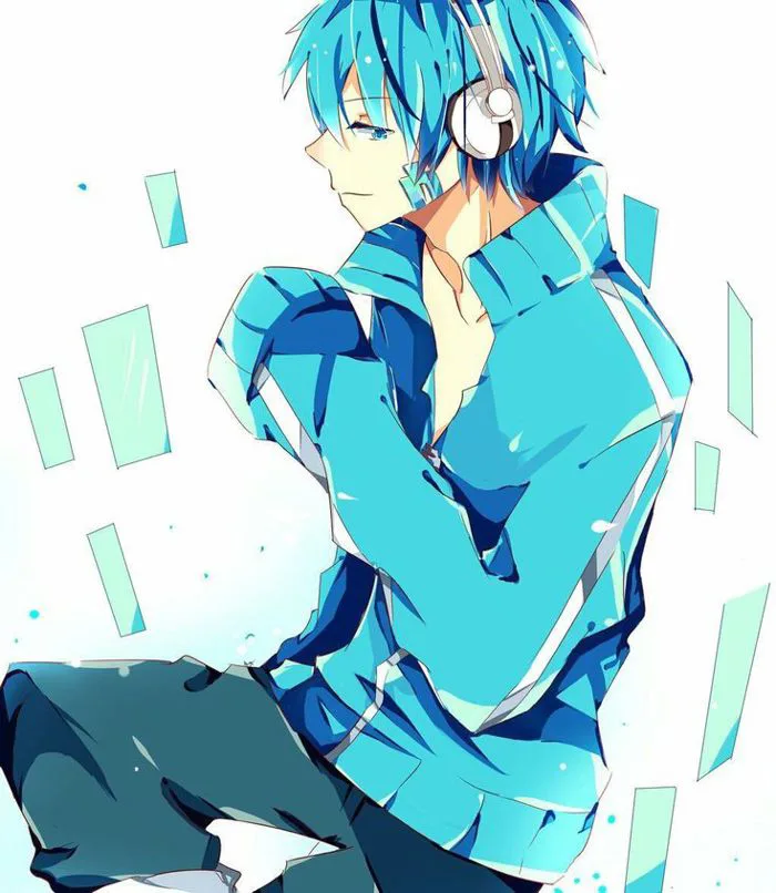 Ảnh Anime Đẹp 』 - #9 Anime : boy tóc xanh
