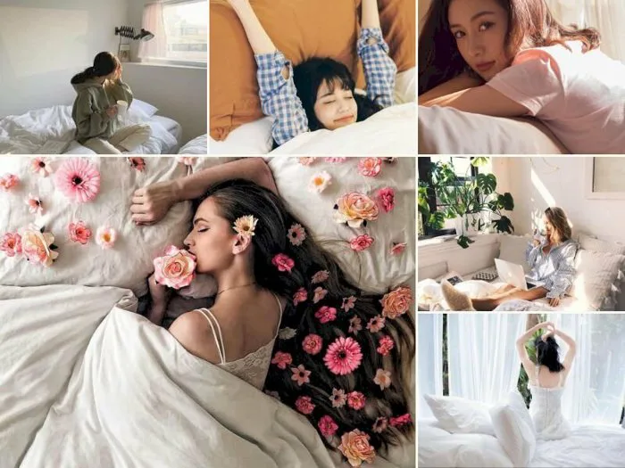 101 cách tạo dáng chụp ảnh trên giường đẹp nhất
