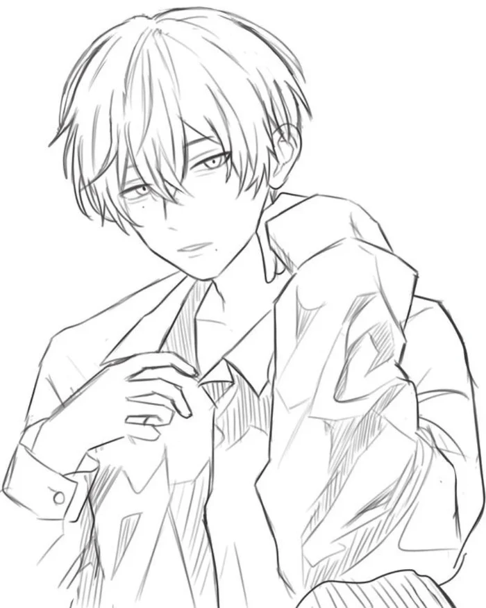183+ tranh vẽ anime nam ngầu lạnh lùng khiến fan mê mẩn