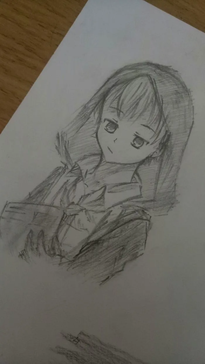 Tranh vẽ anime nam bằng bút chì
