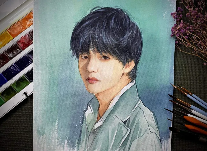 BTS “đẹp bất chấp” trong tranh vẽ của một ARMY