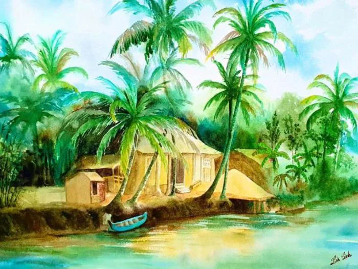 89+ Mẫu Tranh Màu Nước Đơn Giản, Đẹp Tinh Tế 2026